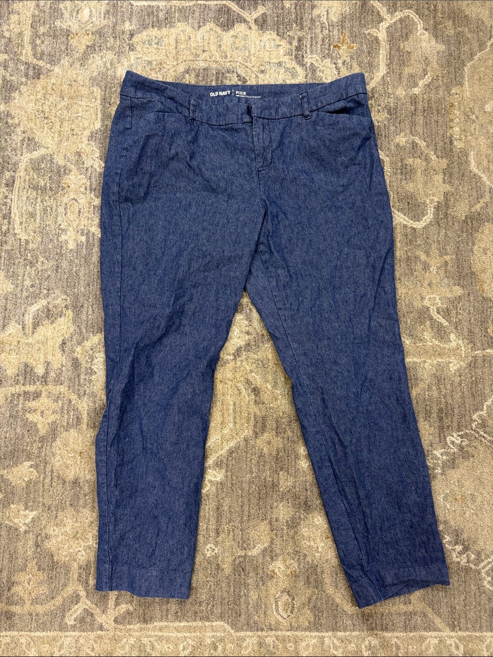 Old Navy Women's Dark Blue Ankle-Length Pants